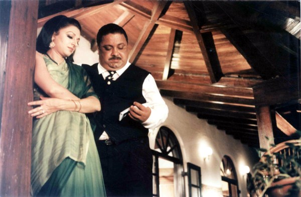 Anita Kanwal and Manoj Pahwa in tv serial SEA HAWKS. Express archive photo