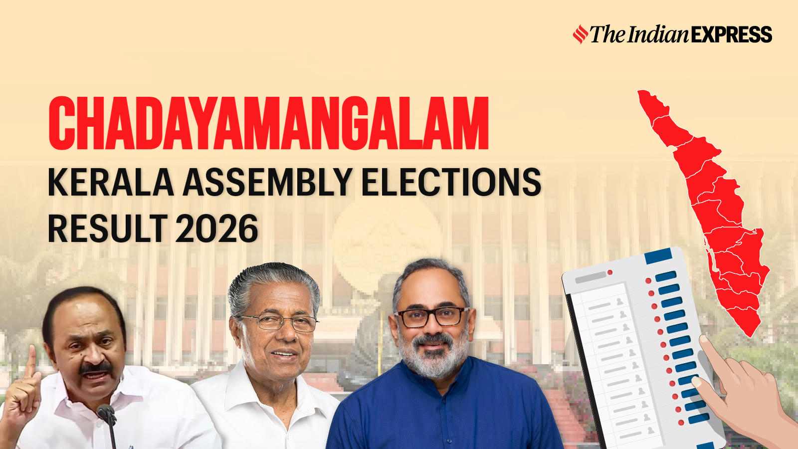 Chadayamangalam Assembly Election Result 2026 LIVE: Winner, Vote Share and Party-wise Trends