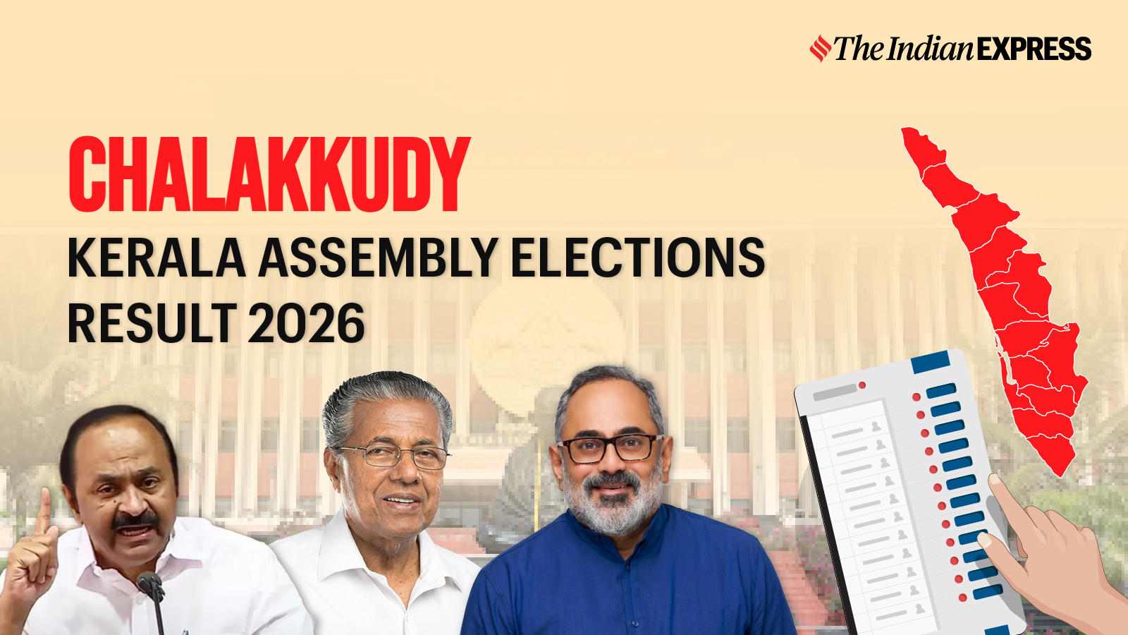Chalakkudy Assembly Election Result 2026 LIVE: Winner, Vote Share and Party-wise Trends