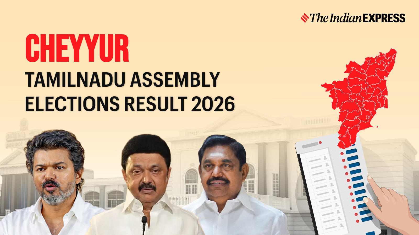 Cheyyur Assembly Election Result 2026 LIVE: Winner, Vote Share and Party-wise Trends