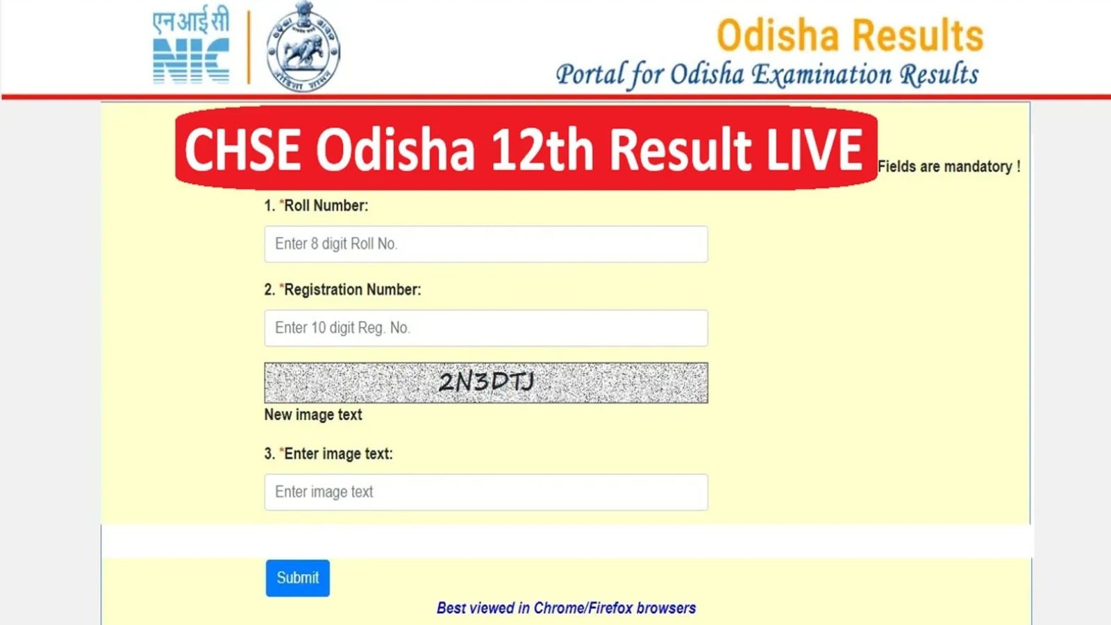 CHSE Odisha 12 Result 2026 Live Updates: Class 12th results releasing today at 12: 30 pm