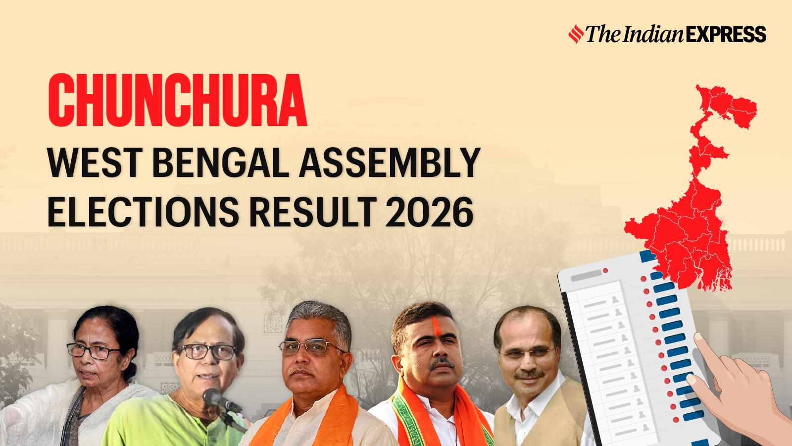 Chunchura Assembly Election Result 2026 LIVE: Winner, Vote Share and Party-wise Trends