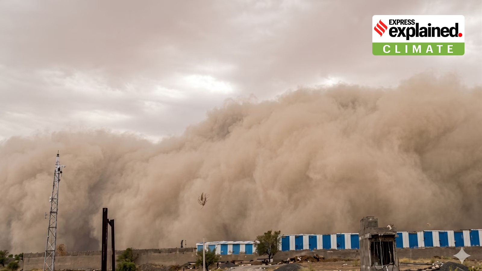 You saw the Churu dust storm videos. Aravallis protect Gangetic plains from that, but shield is weakening