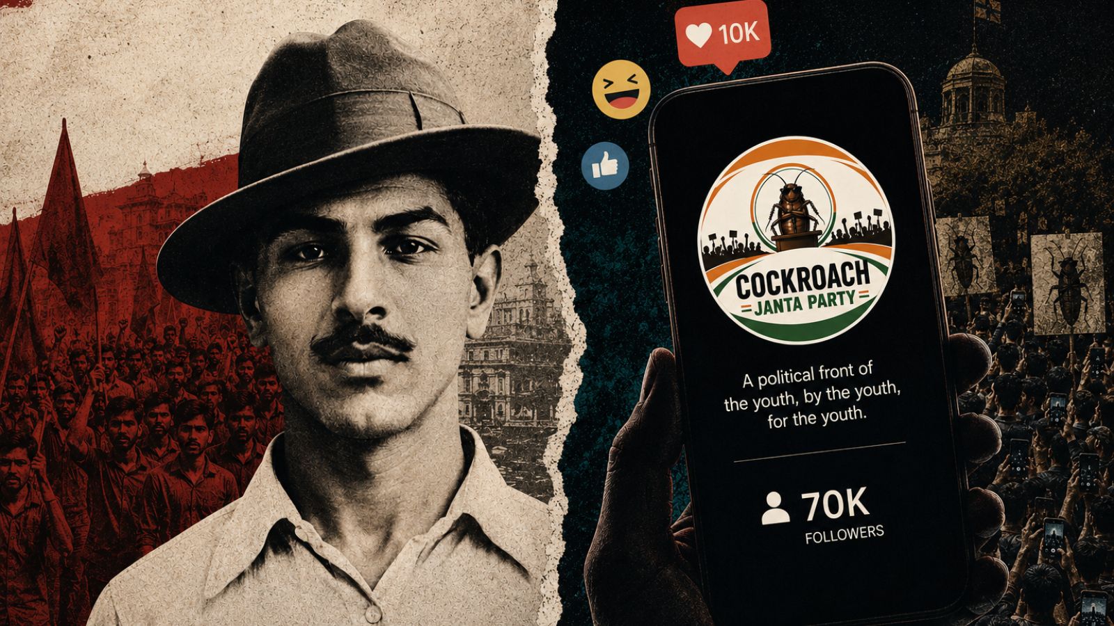 Would Bhagat Singh join the Cockroach Janta Party?
