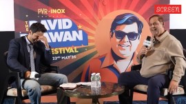 Varun Dhawan with father David Dhawan