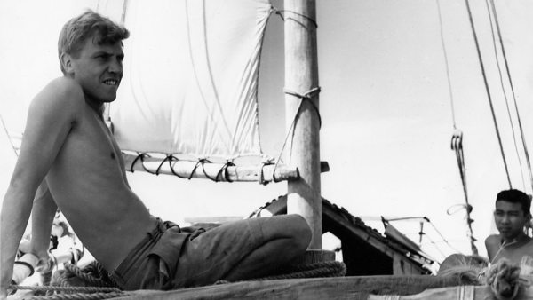 A young David Attenborough.