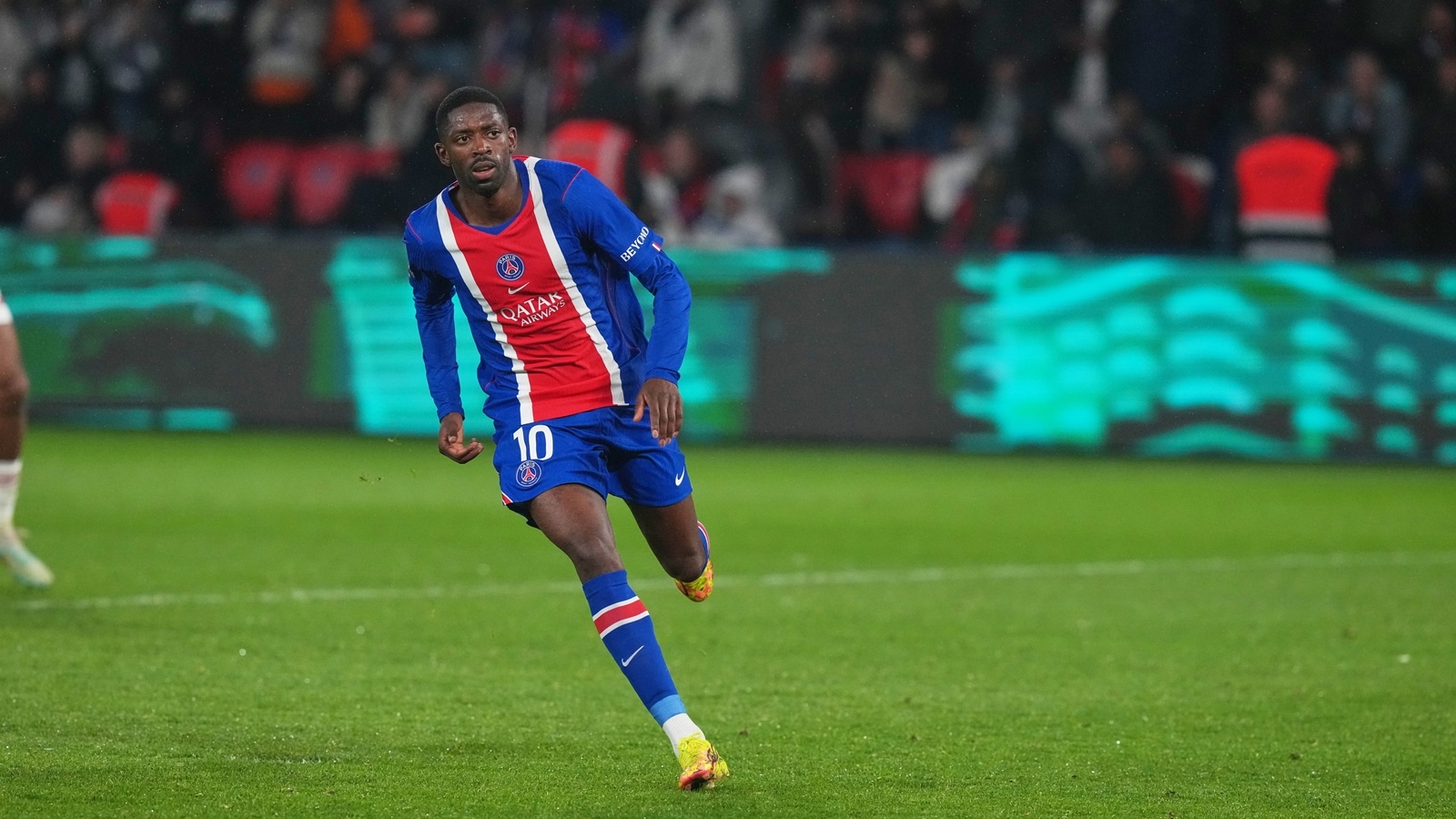 Ligue 1’s player of the year, forward Ousmane Dembele, played just 11 matches, while Arsenal winger Bukayo Saka featured in 25 games. (AP Photo)
