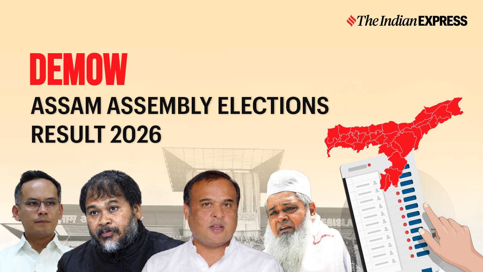 Demow Assembly Election Result 2026 LIVE: Winner, Vote Share and Party-wise Trends