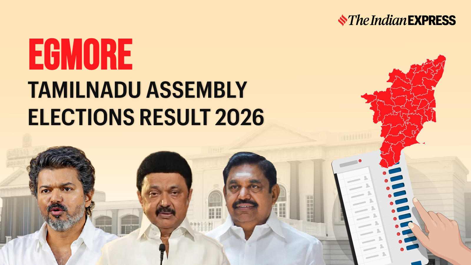 Egmore Assembly Election Result 2026 LIVE: Winner, Vote Share and Party-wise Trends