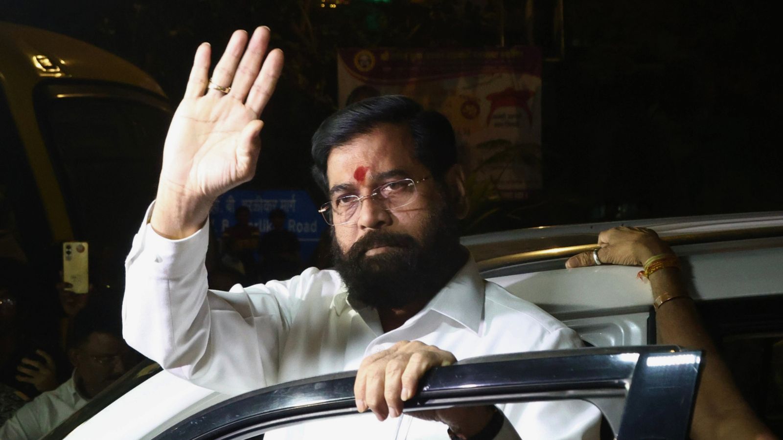 Eknath Shinde’s helicopter veers off course, lands safely in Juhu