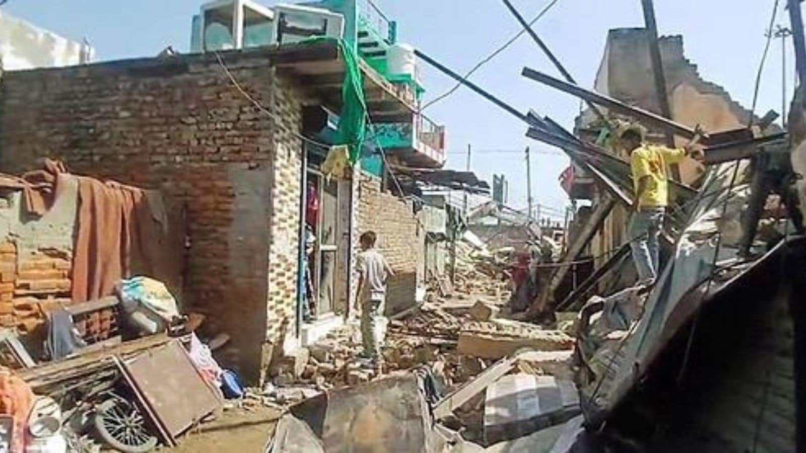 Civic body razes ‘illegal’ religious structures for RRTS corridor in Faridabad
