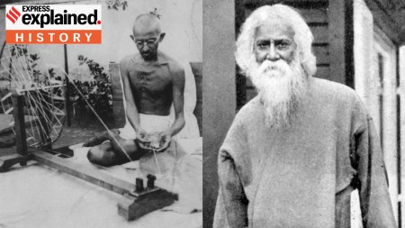 Tagore and Gandhi