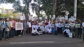ganeshkhind trees felling protest