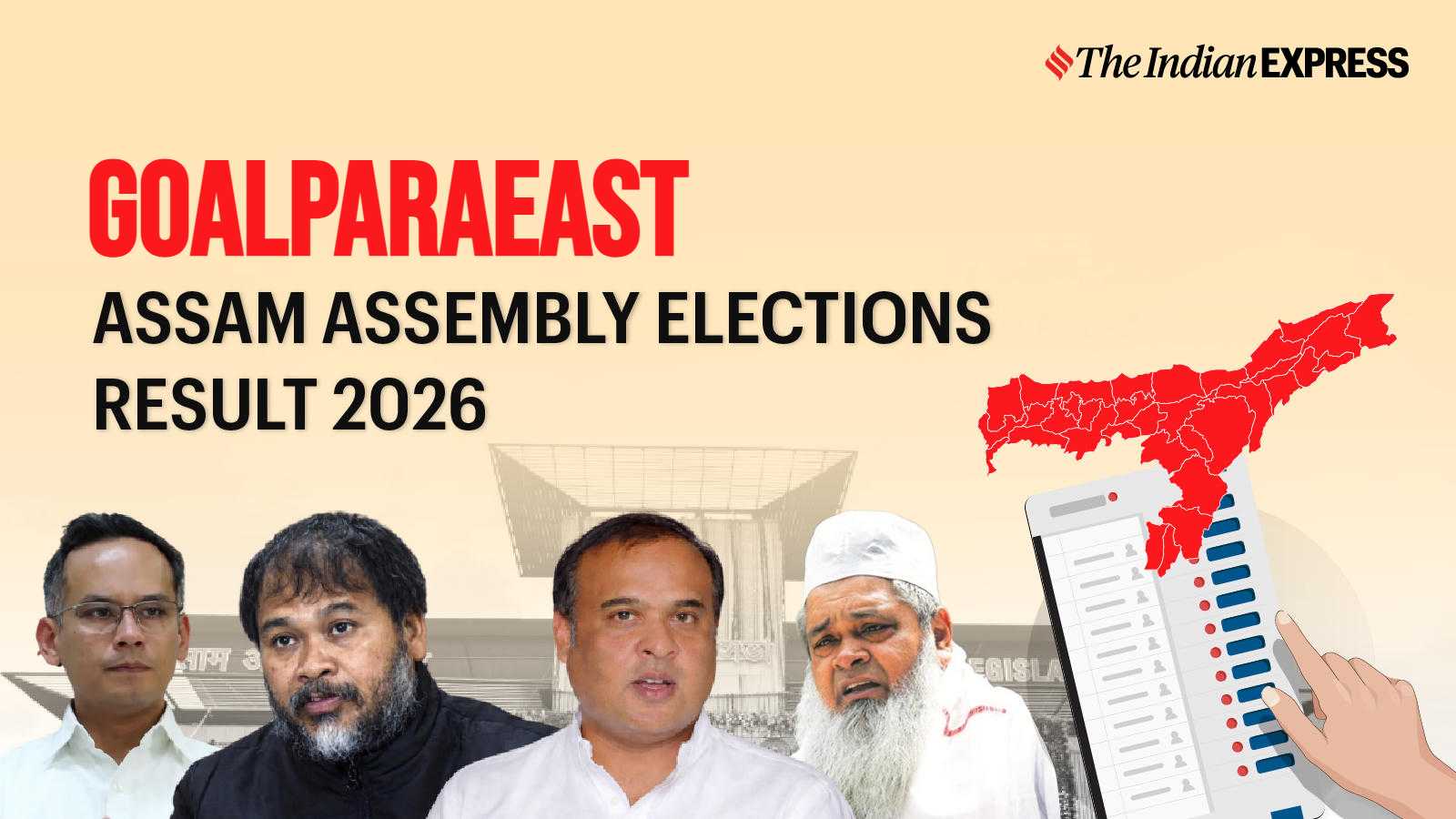 Goalpara east Assembly Election Result 2026 LIVE: Winner, Vote Share and Party-wise Trends