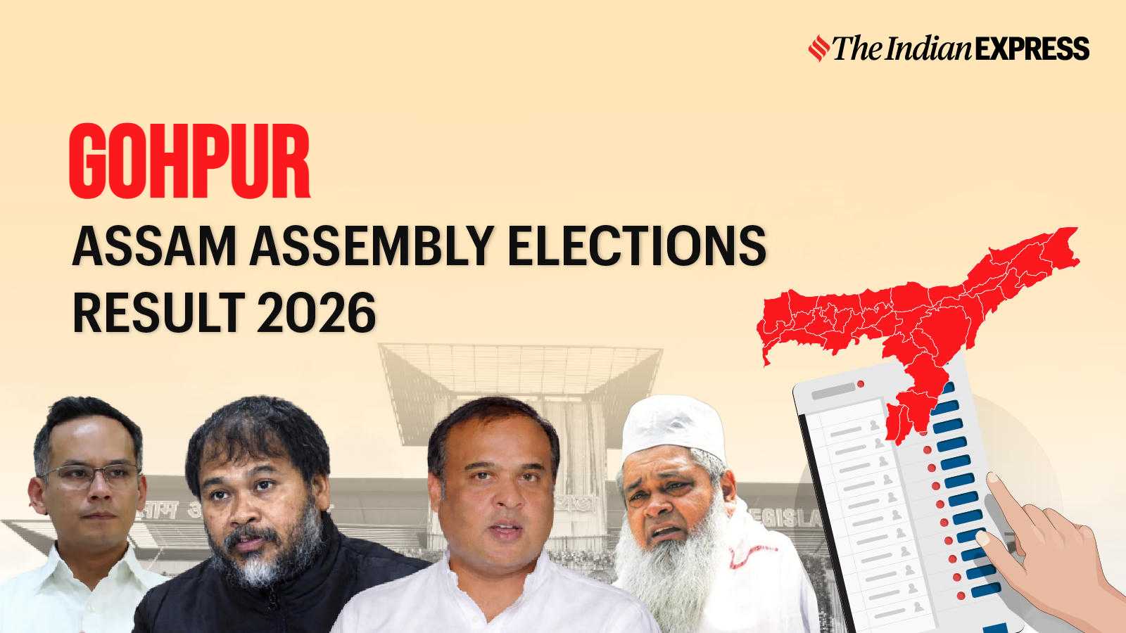 Gohpur Assembly Election Result 2026 LIVE: Winner, Vote Share and Party-wise Trends