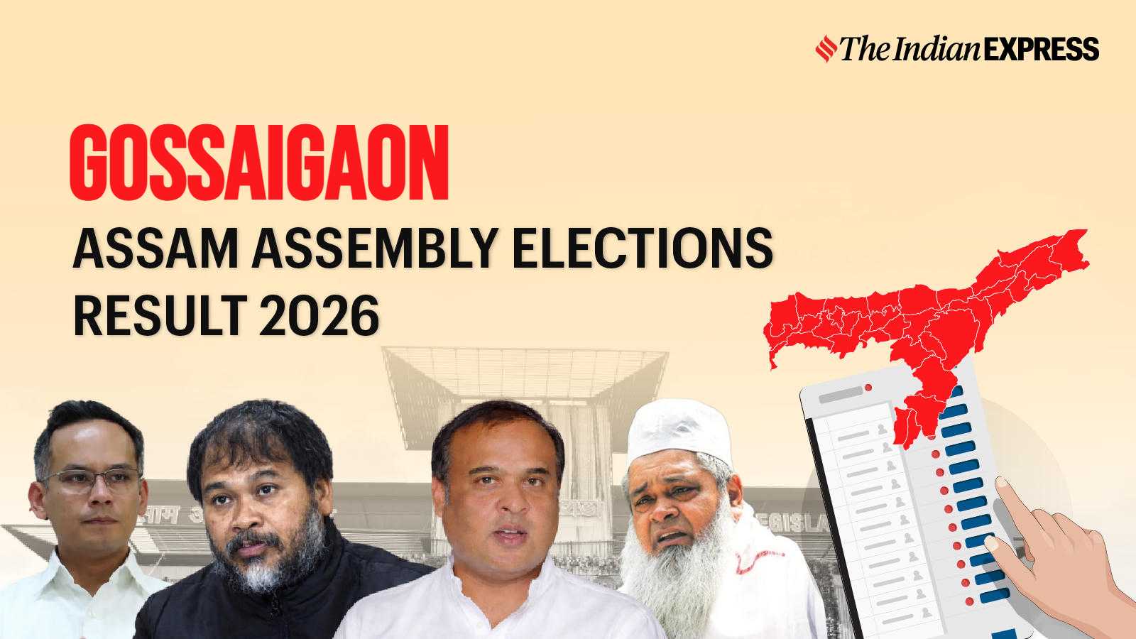 Gossaigaon Assembly Election Result 2026 LIVE: Winner, Vote Share and Party-wise Trends
