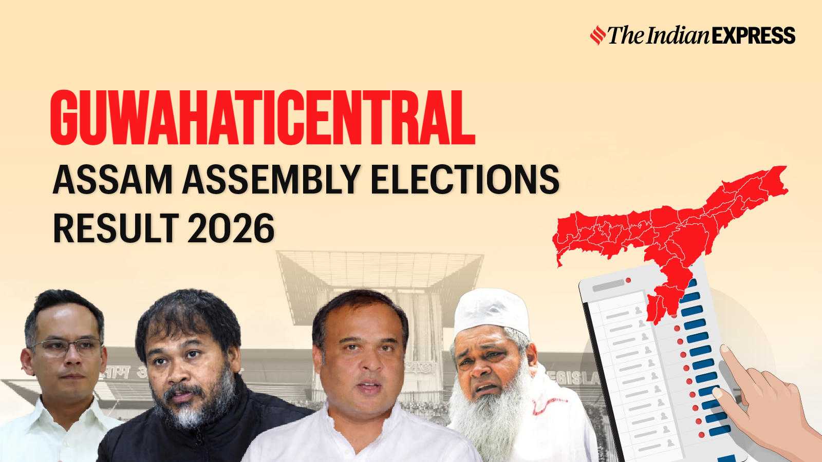 Guwahati central Assembly Election Result 2026 LIVE: Winner, Vote Share and Party-wise Trends
