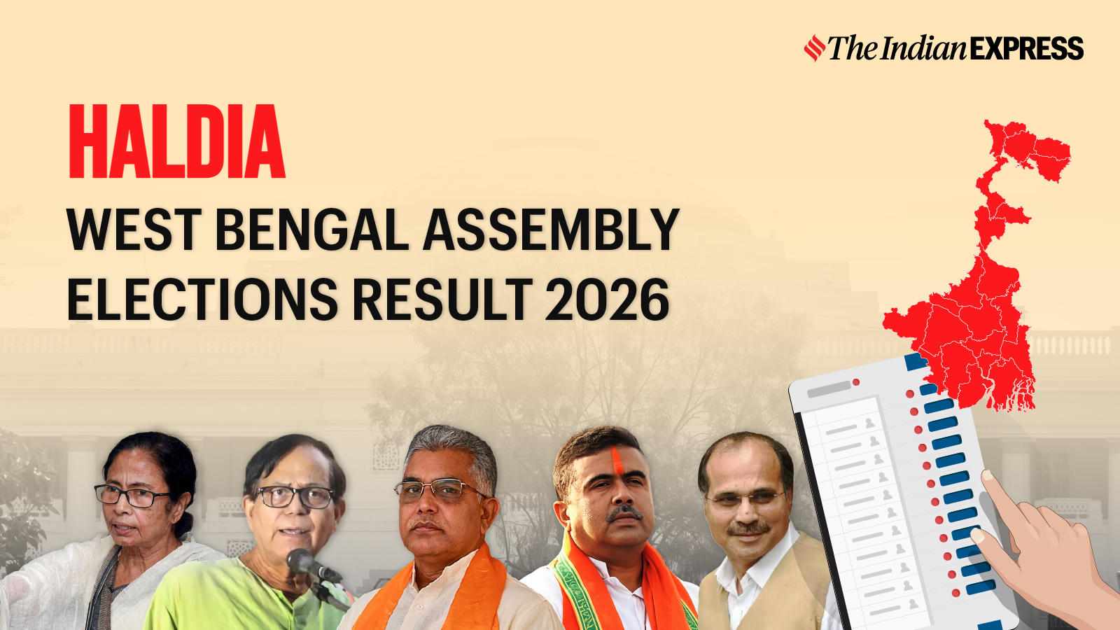 Haldia Assembly Election Result 2026 LIVE: Winner, Vote Share and Party-wise Trends