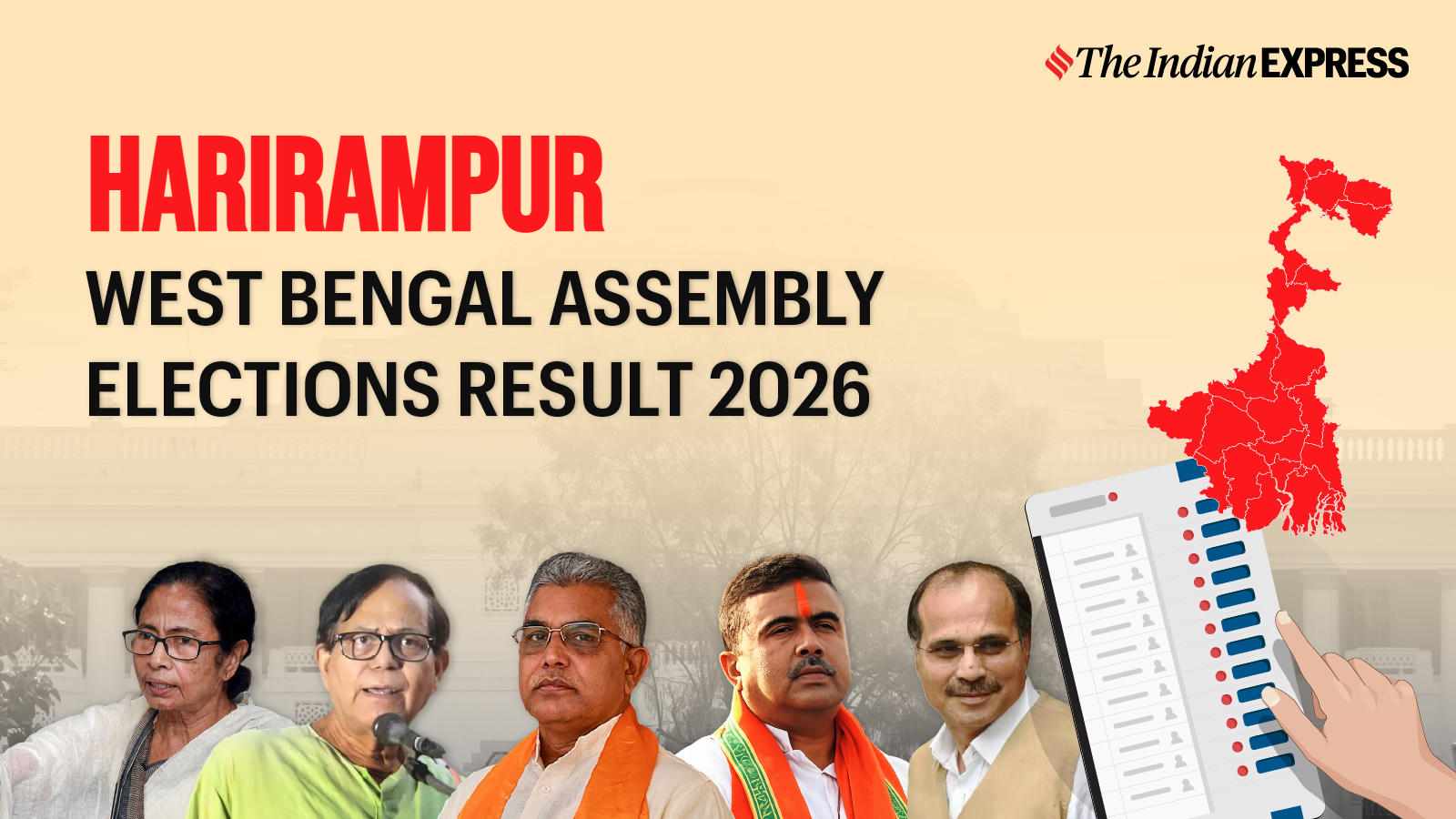Harirampur Assembly Election Result 2026 Live: BIPLAB MITRA of TMC is leading