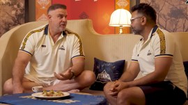 Patel would recall how Hayden, a competent chef himself, had invited the Indian to his home in Brisbane and made yellow daal and paneer butter masala for him. (Youtube/Gujarat Titans)