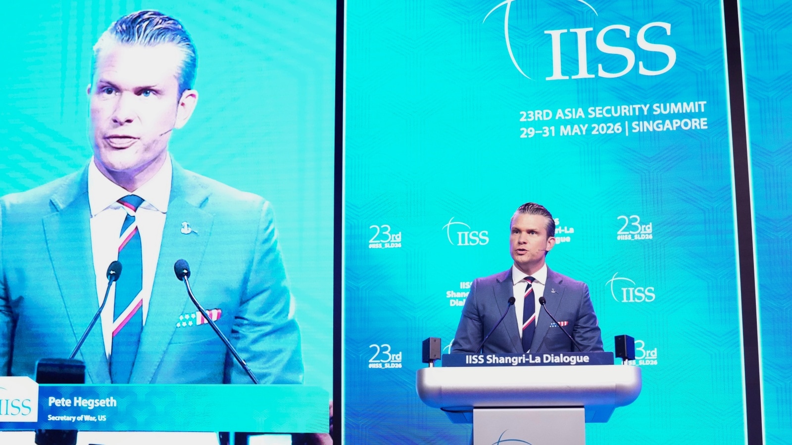 US Defence Secretary Pete Hegseth in Singapore: ‘No China hegemony, India critical anchor, helps maintain balance of power’
