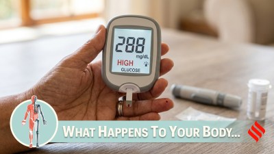 Long-term effects of diabetes on the body over 10 years