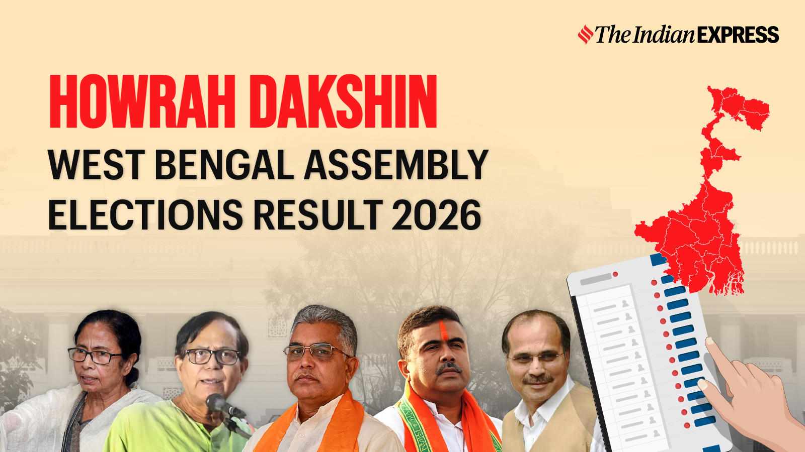 Howrah Dakshin Assembly Election Result 2026 Live: Nandita Chowdhury of AITC is leading
