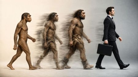 human evolution family tree starting from Homo erectus