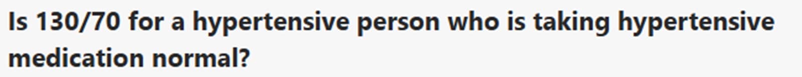 hypertension