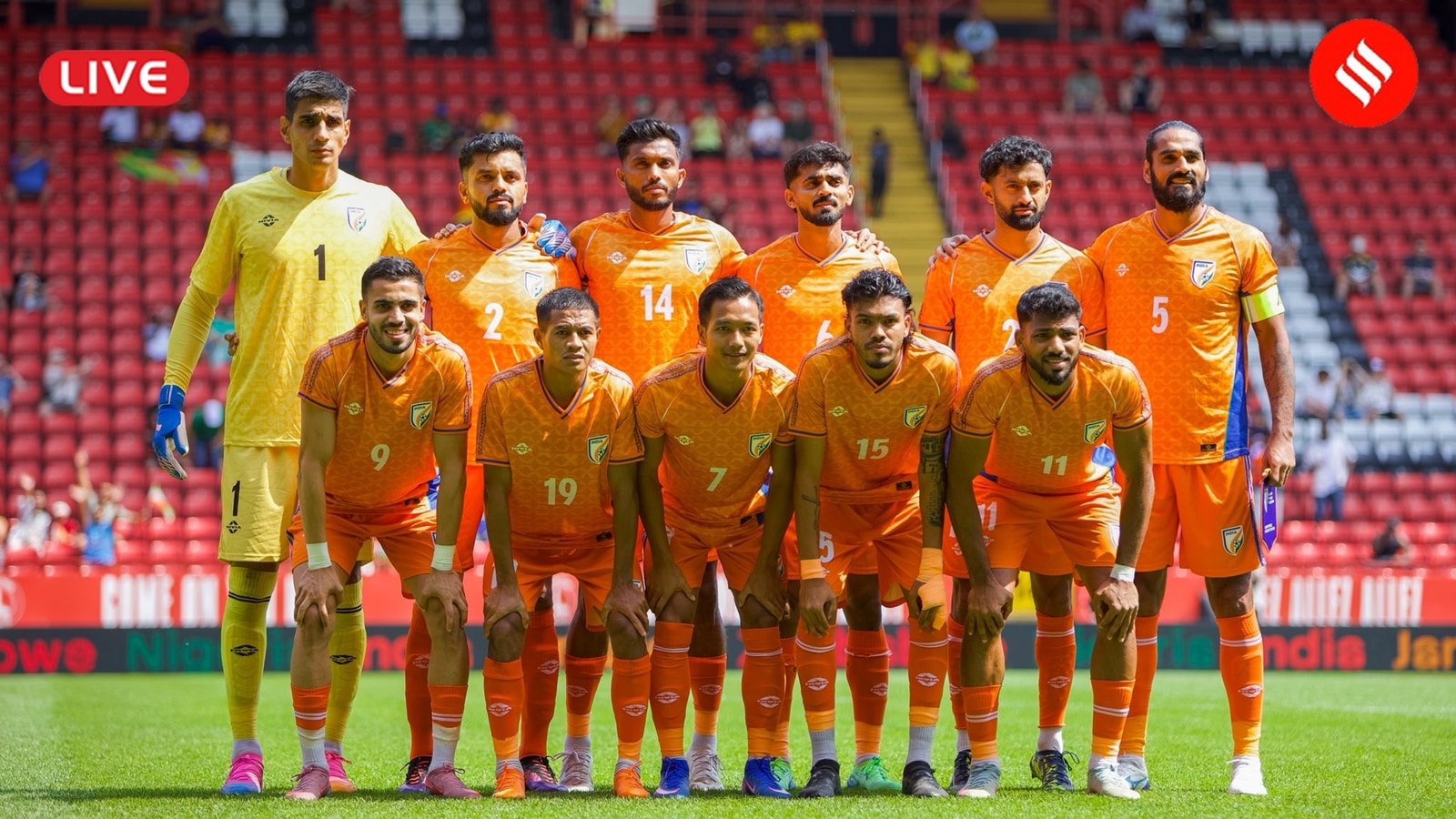 India vs Zimbabwe Football Live Score, Unity Cup 3rd Place Match 2026: IND 0-0 ZIM at first half water break