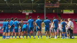 India will leave for Tajikistan from London on May 31. (AIFF Photo)