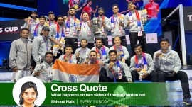 Vijaydeep (centre of back row) travels with rice cookers. Plural. He can manage anything during the day, but dinner means dal chawal, non-negotiable. (Image via special arrangement)