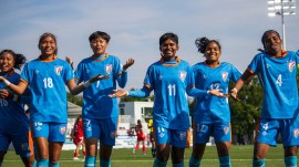 India now face China in the quarterfinal of the tournament on May 11 at the Suzhou Sports Centre Stadium. (AIFF Photo)