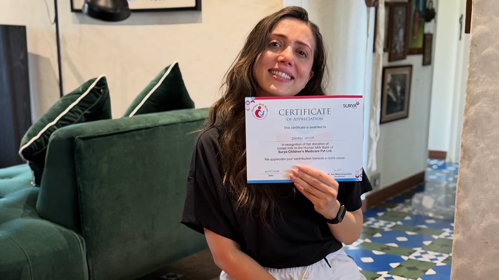 Jankee Mehta gets emotional after donating breast milk: ‘I’ve pumped every single day’
