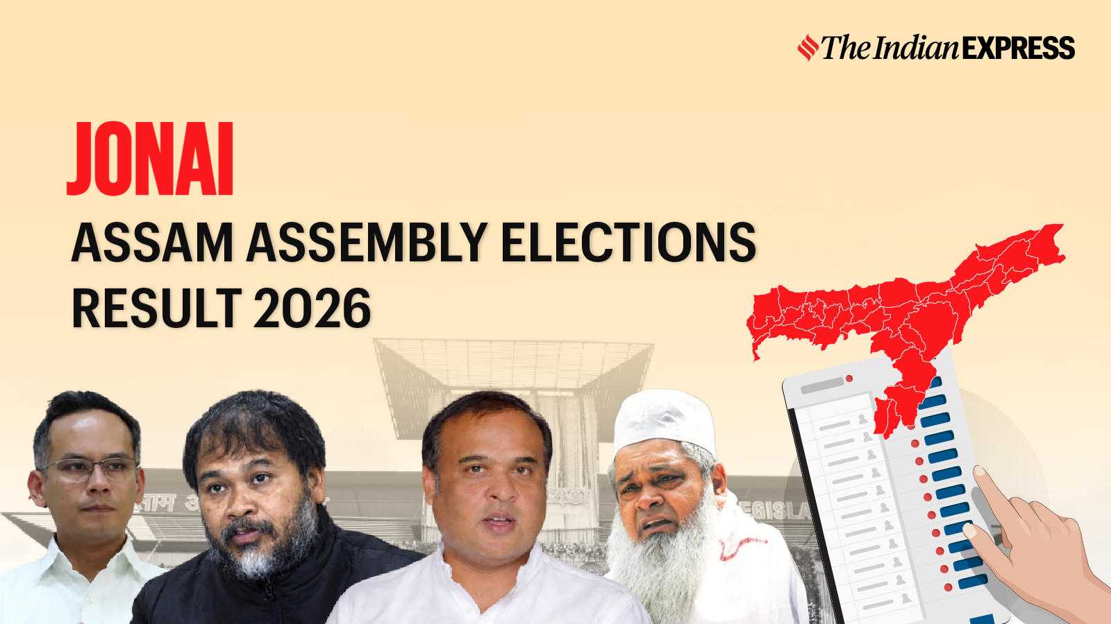 Jonai (st) Assembly Election Result 2026 LIVE: Winner, Vote Share and Party-wise Trends