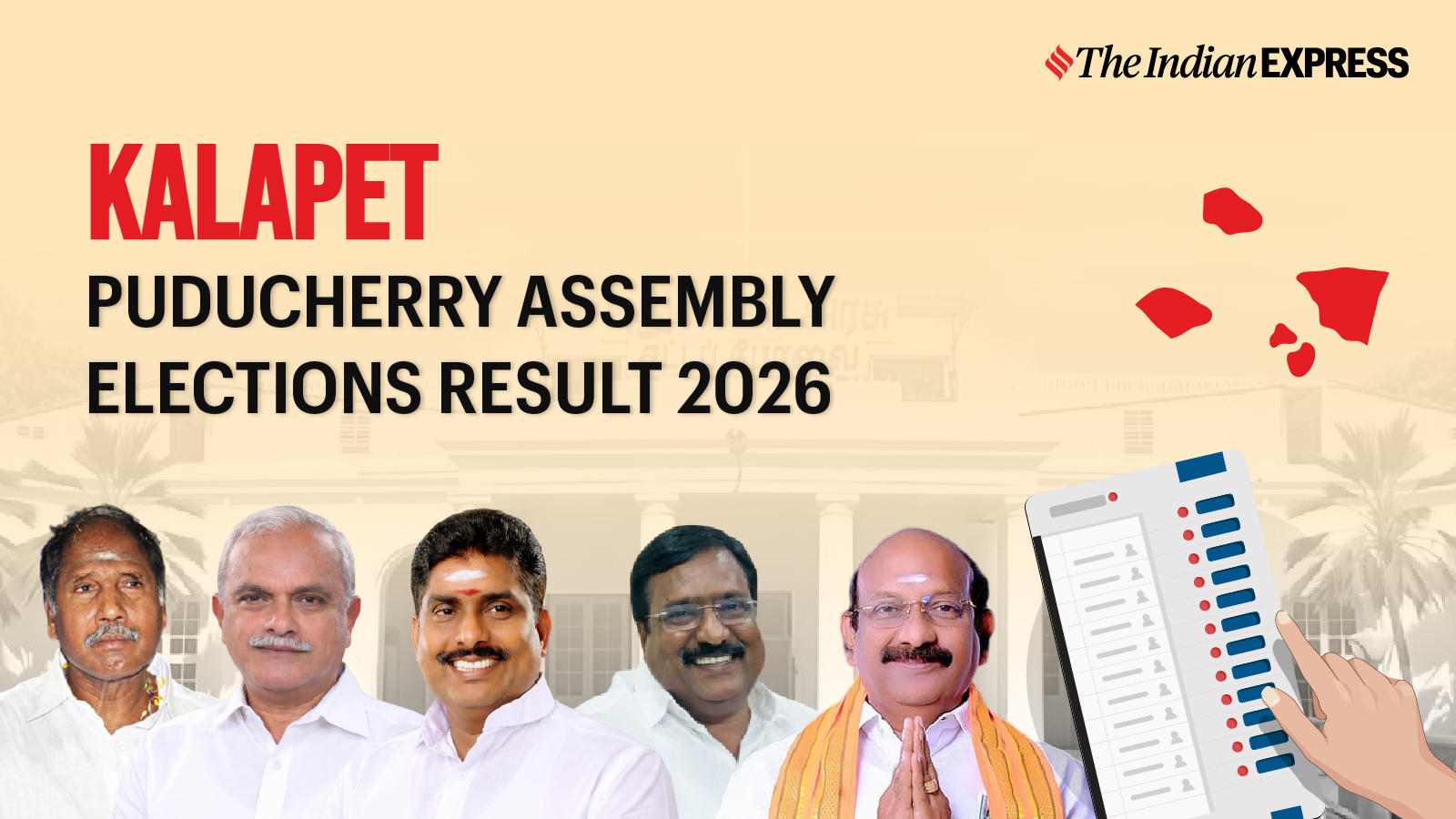 Kalapet Assembly Election Result 2026 LIVE: Winner, Vote Share and Party-wise Trends