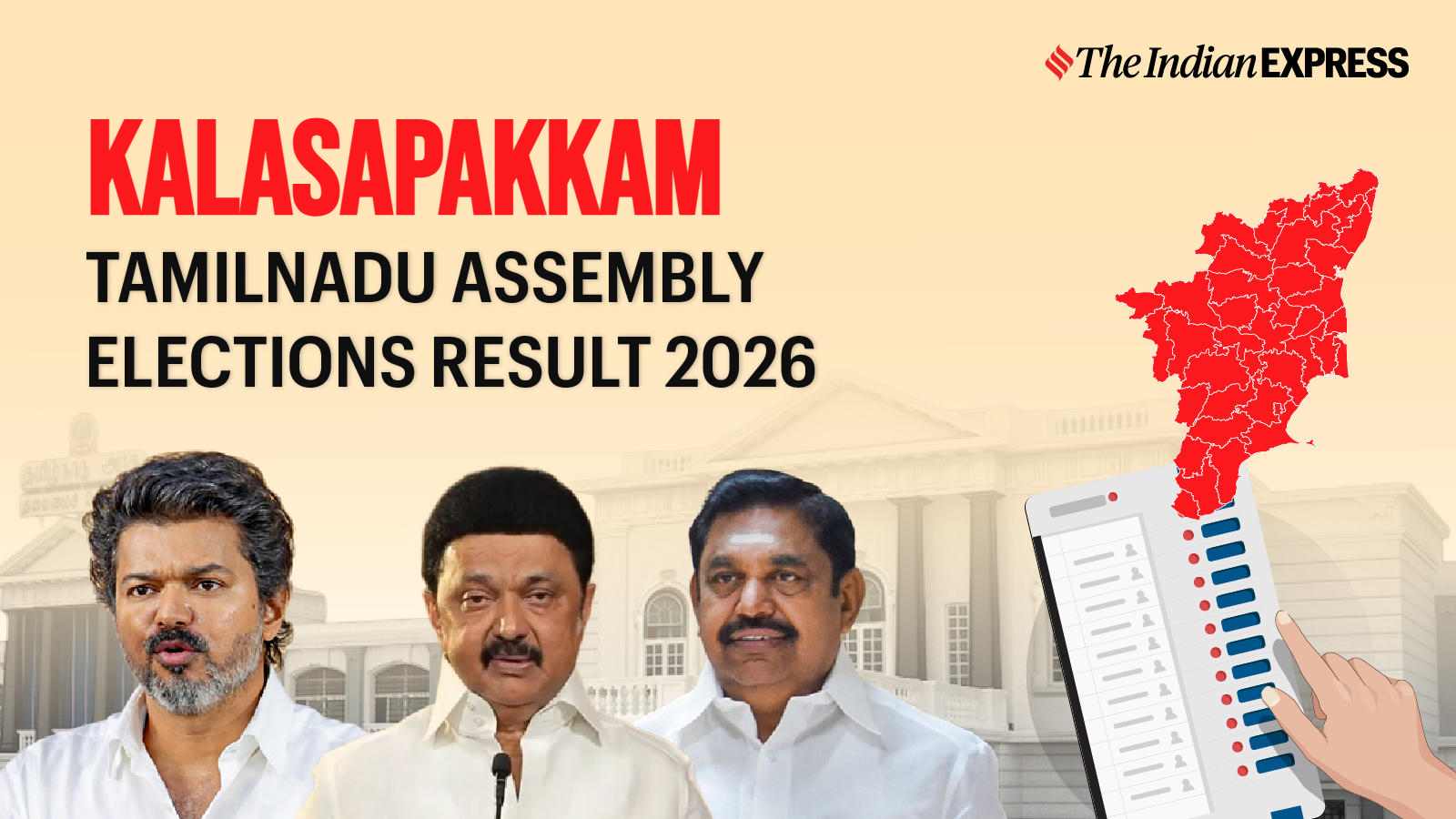 Kalasapakkam Assembly Election Result 2026 LIVE: Winner, Vote Share and Party-wise Trends