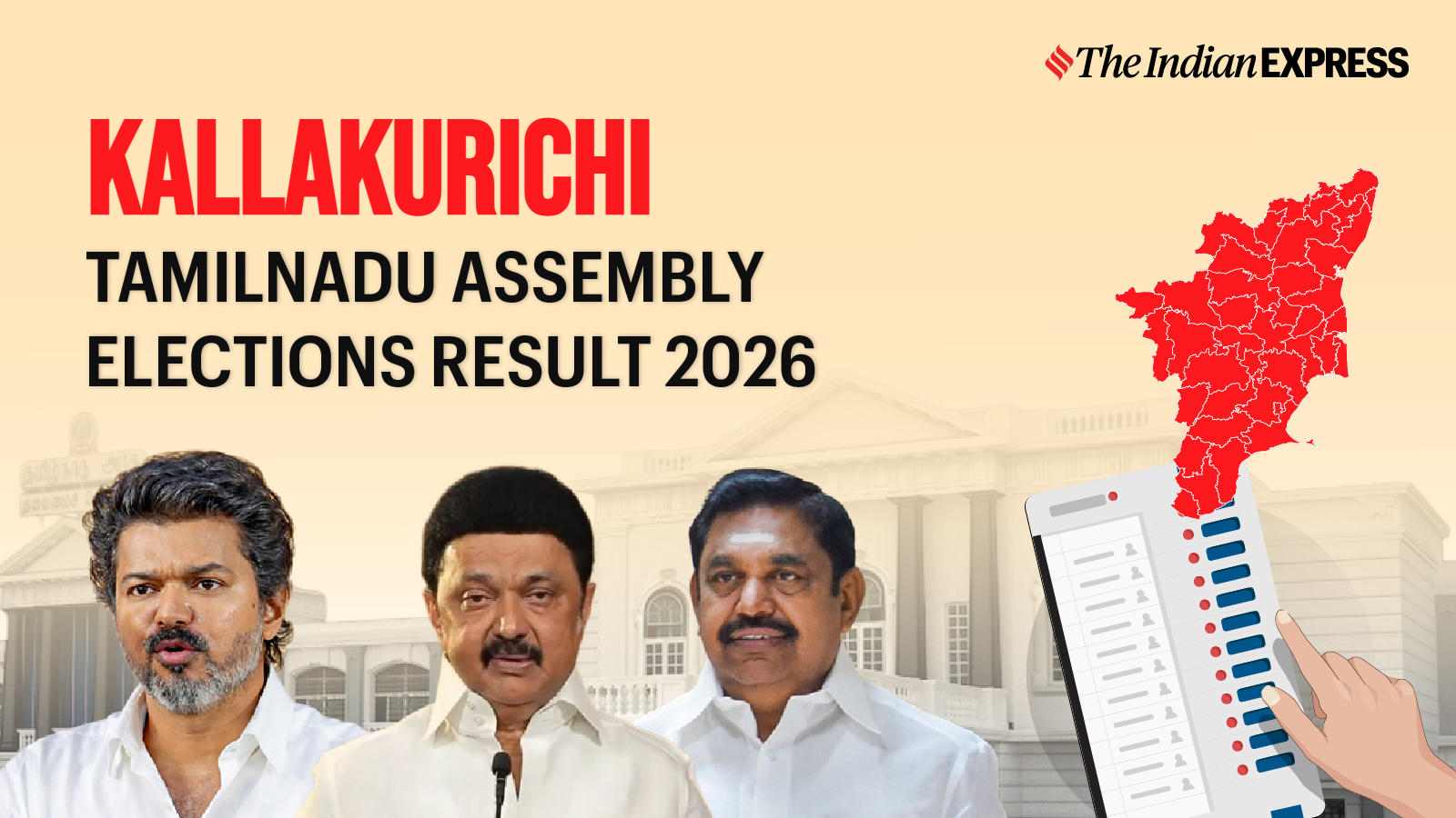 Kallakurichi Assembly Election Result 2026 LIVE: Winner, Vote Share and Party-wise Trends