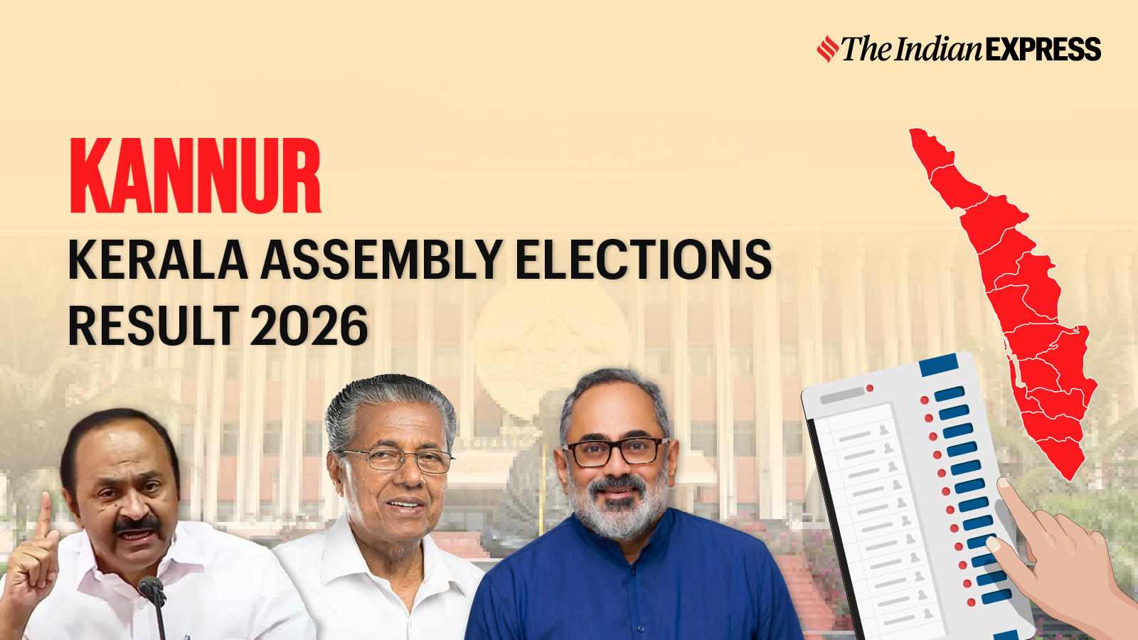 Kannur Assembly Election Result 2026 LIVE: Winner, Vote Share and Party-wise Trends