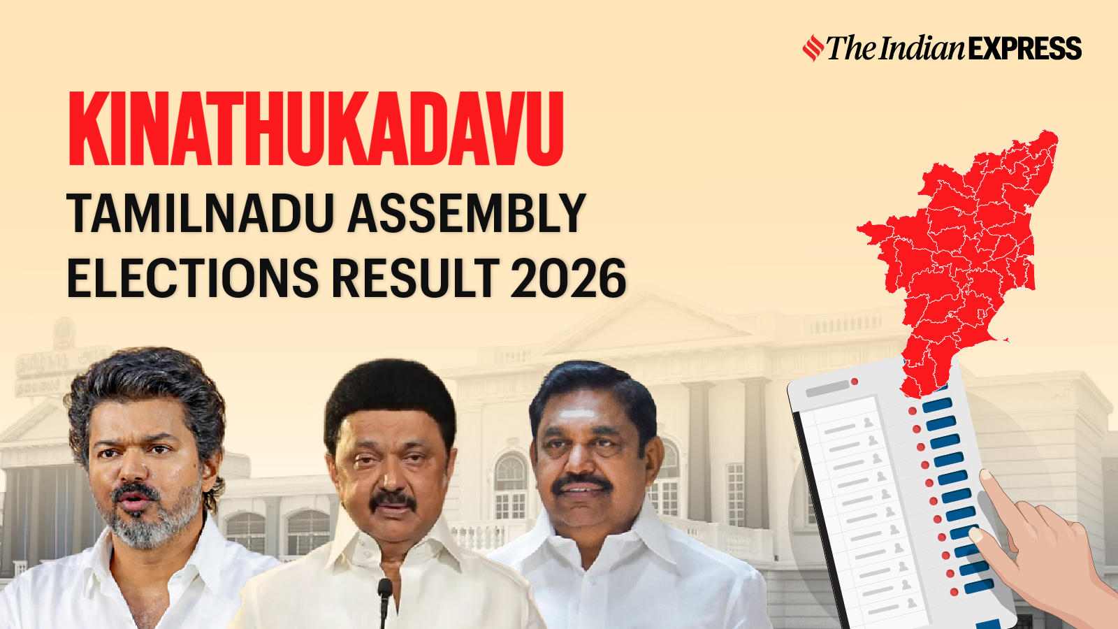 Kinathukadavu Assembly Election Result 2026 LIVE: Winner, Vote Share and Party-wise Trends
