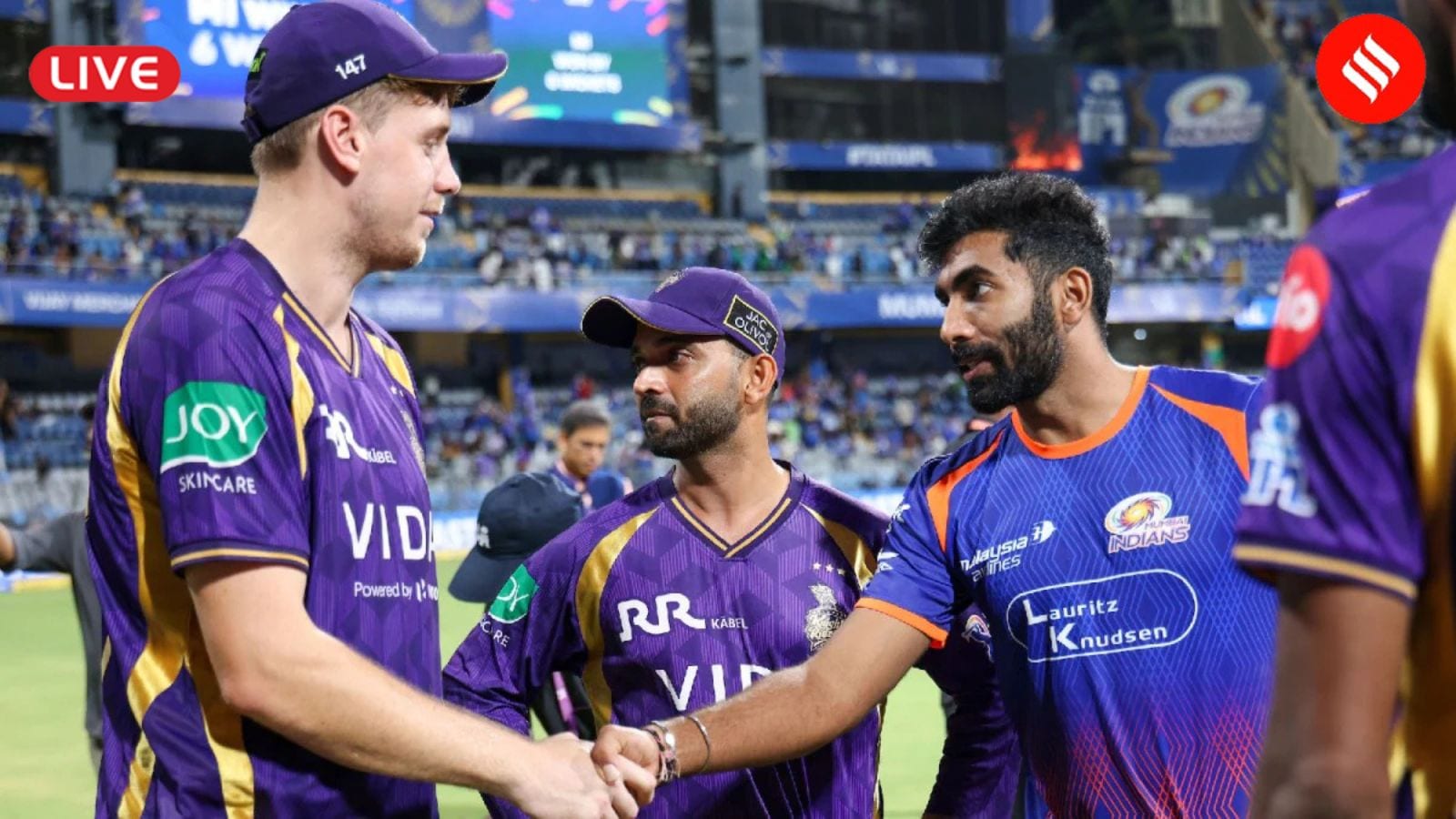 KKR vs MI Live Cricket