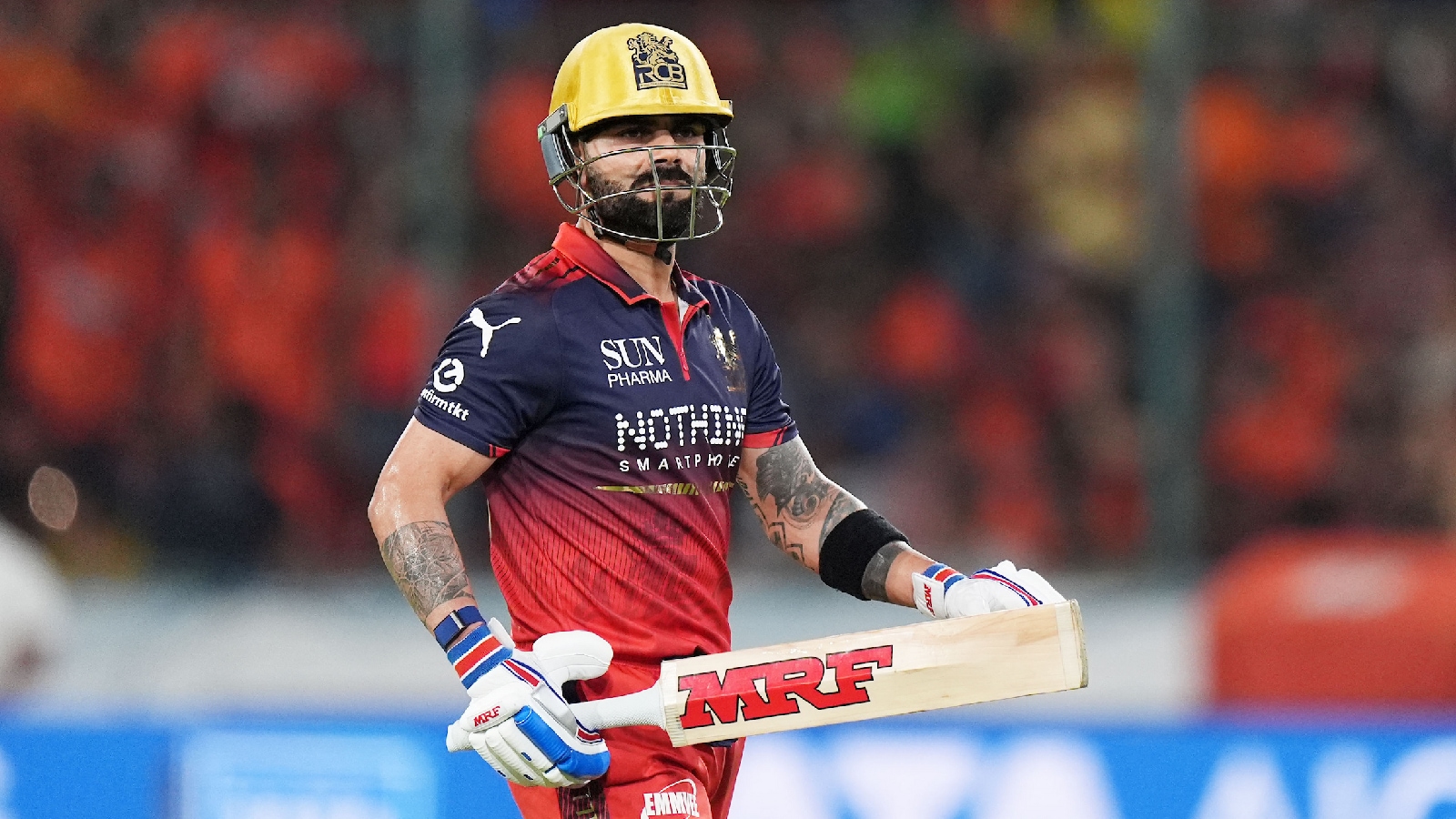  Virat Kohli holds a below-par batting record in IPL Playoffs. (CREIMAS)