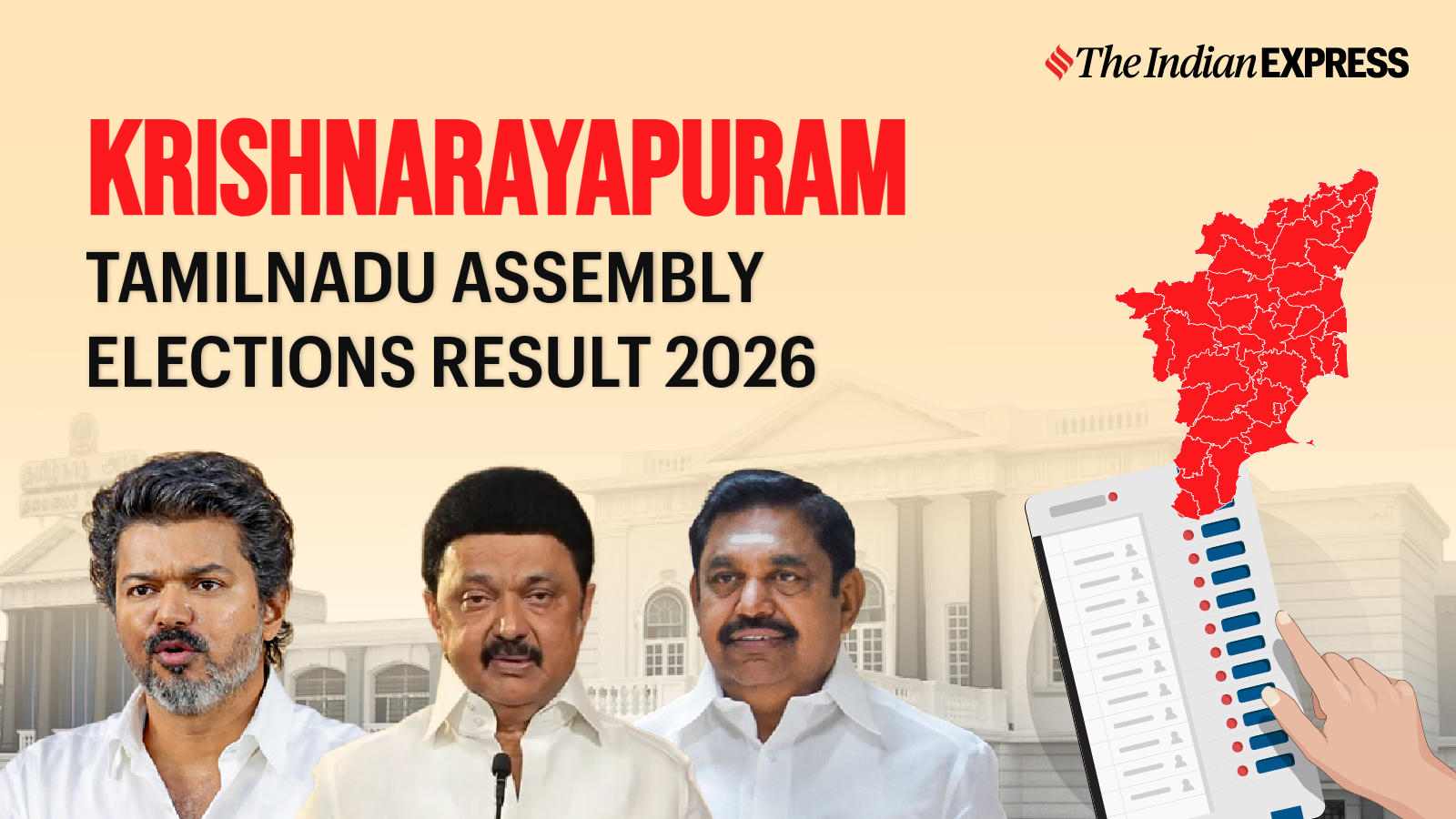 Krishnarayapuram Assembly Election Result 2026 LIVE: Winner, Vote Share and Party-wise Trends