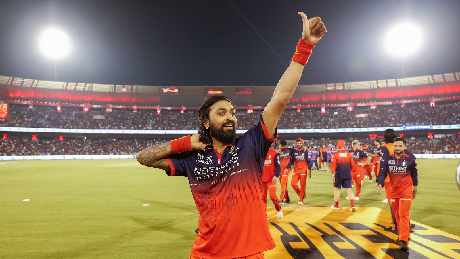 Krunal Pandya explains why he batted on despite cramps in RCB’s run chase against MI