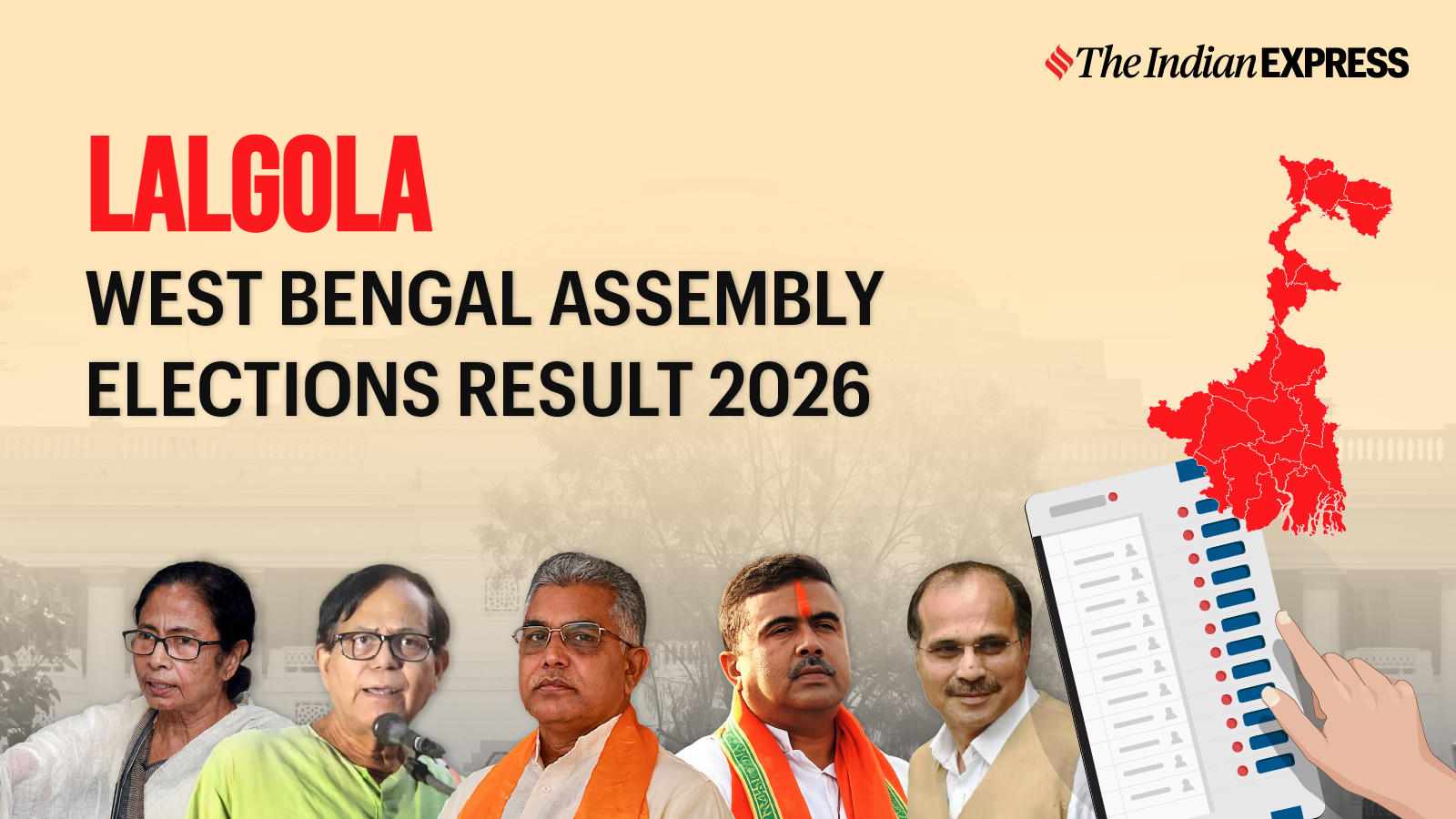 Lalgola Assembly Election Result 2026 LIVE: Winner, Vote Share and Party-wise Trends