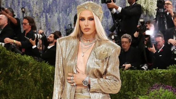 Lauren Wasser at the Met Gala