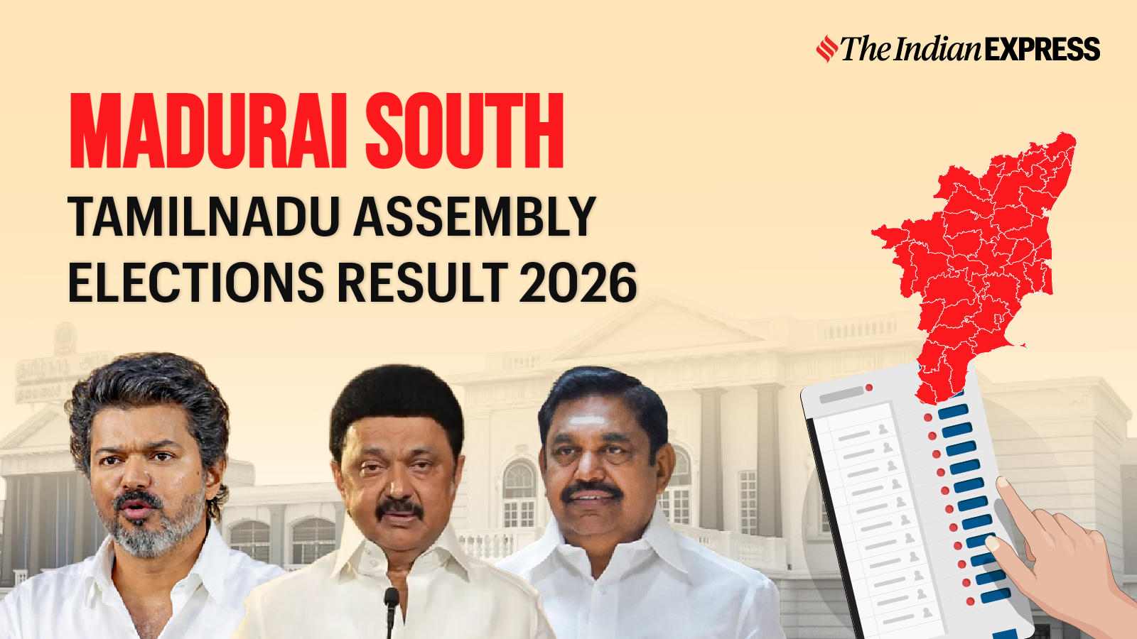 Madurai South Assembly Election Result 2026 LIVE: Winner, Vote Share and Party-wise Trends