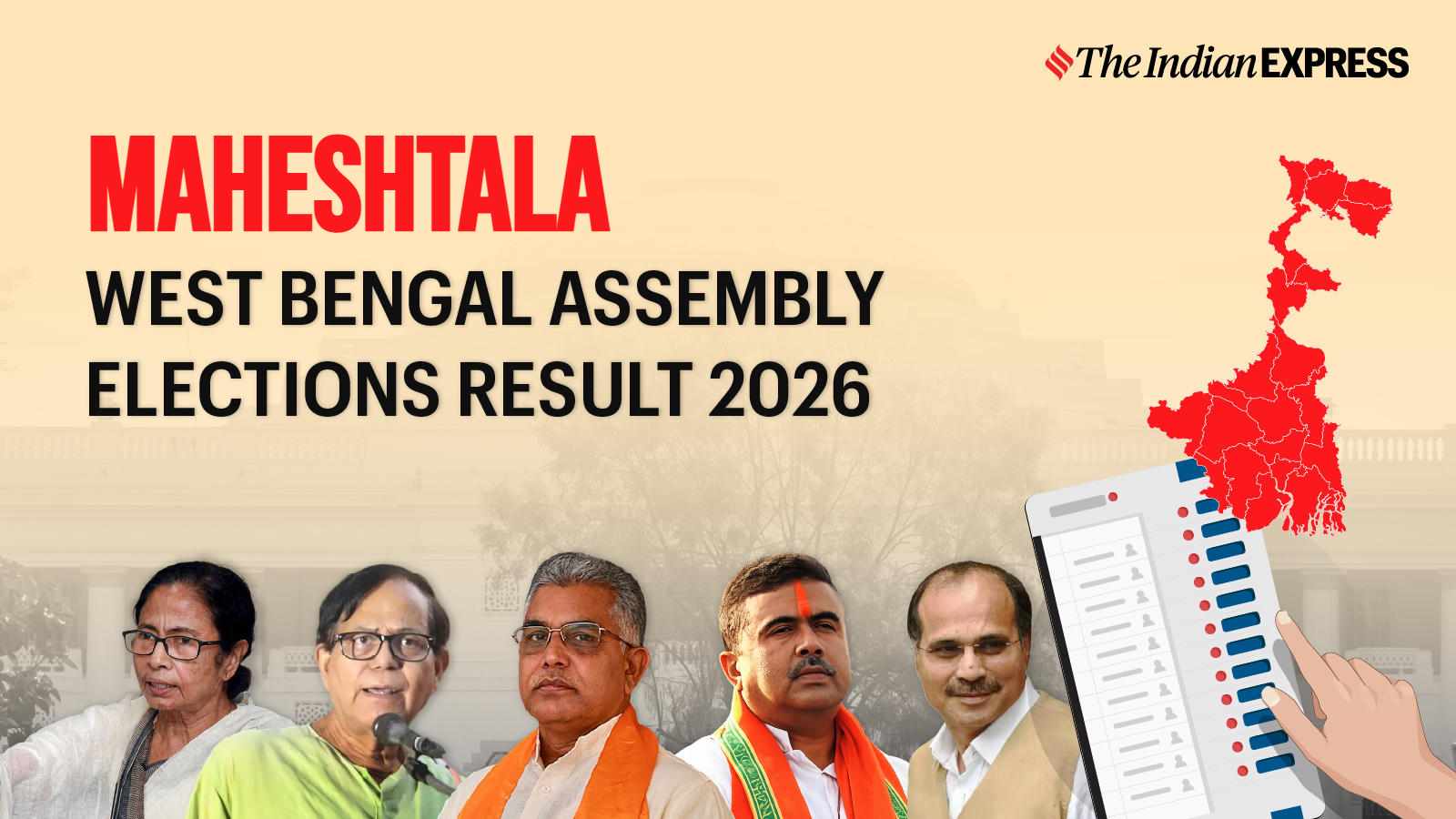 Maheshtala Assembly Election Result 2026 LIVE: Winner, Vote Share and Party-wise Trends