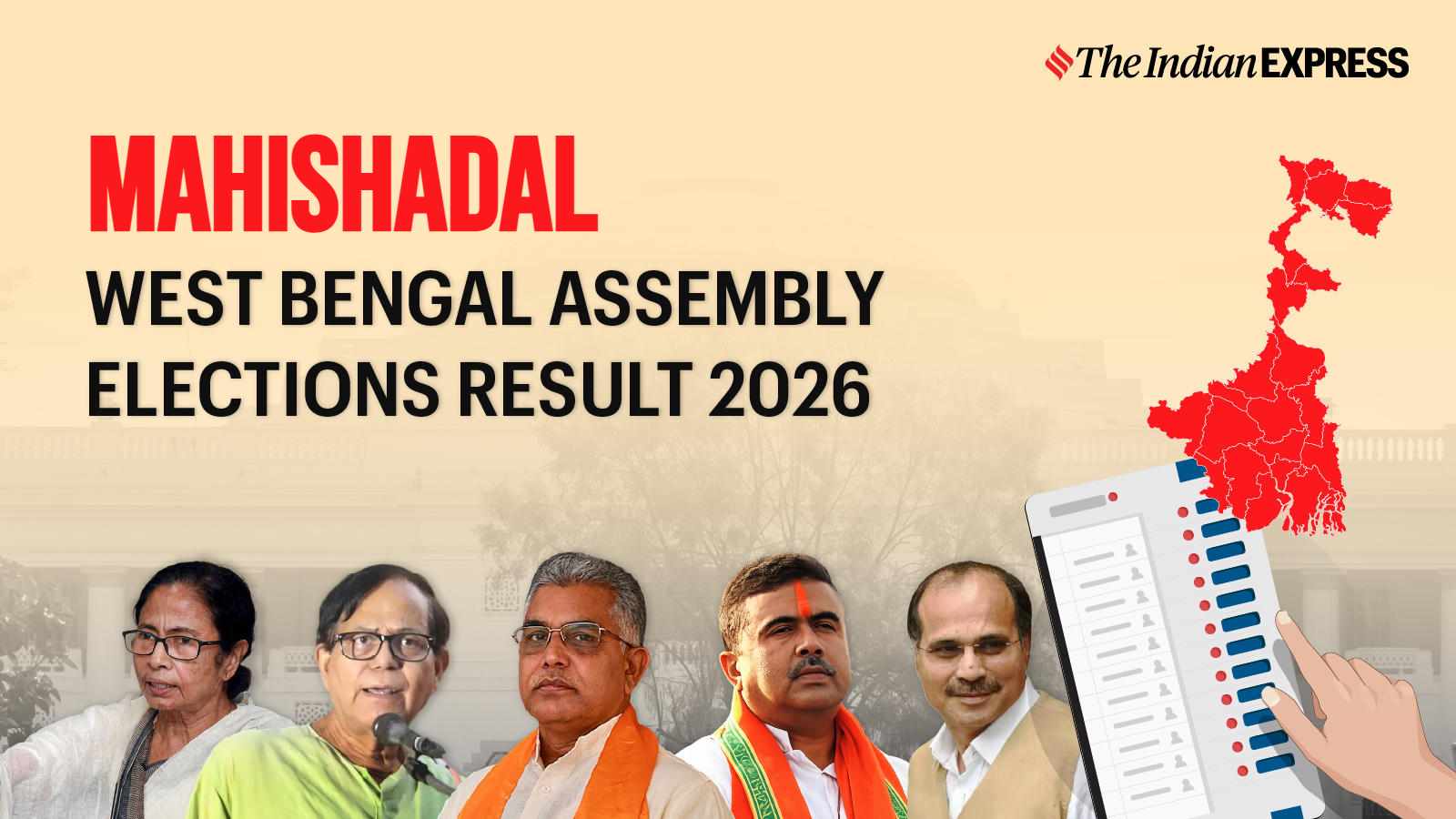 Mahishadal Assembly Election Result 2026 LIVE: Winner, Vote Share and Party-wise Trends
