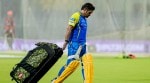 MS Dhoni in action for CSK. (PTI Photo)